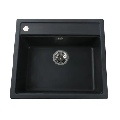 Гранітна мийка Globus Lux VOLTA 570х510-А0002, чорний